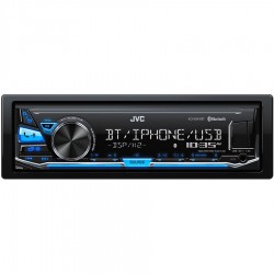 Receptor digital 1-DIN JVC KDX341BT iPhone,Android, USB,AUX, MIC extern